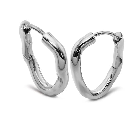 Créoles torsadées en argent 925, photo 2