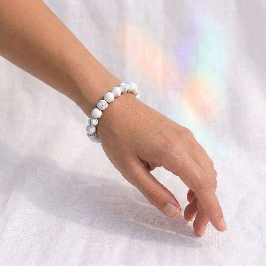 Bracelet en Howlite, photo 5