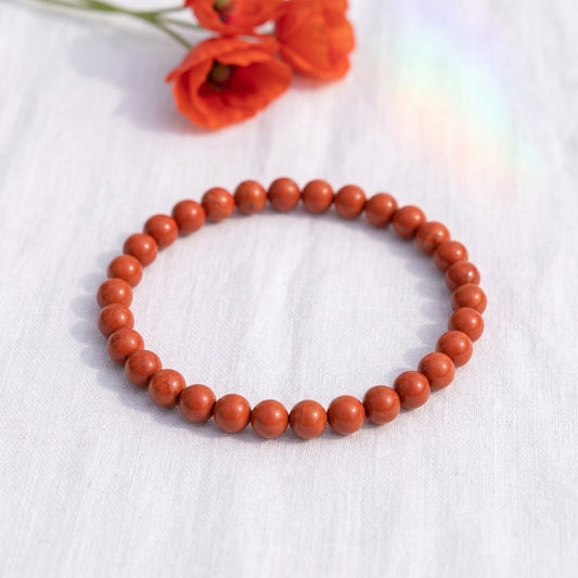 Bracelet en Jaspe rouge, photo 2