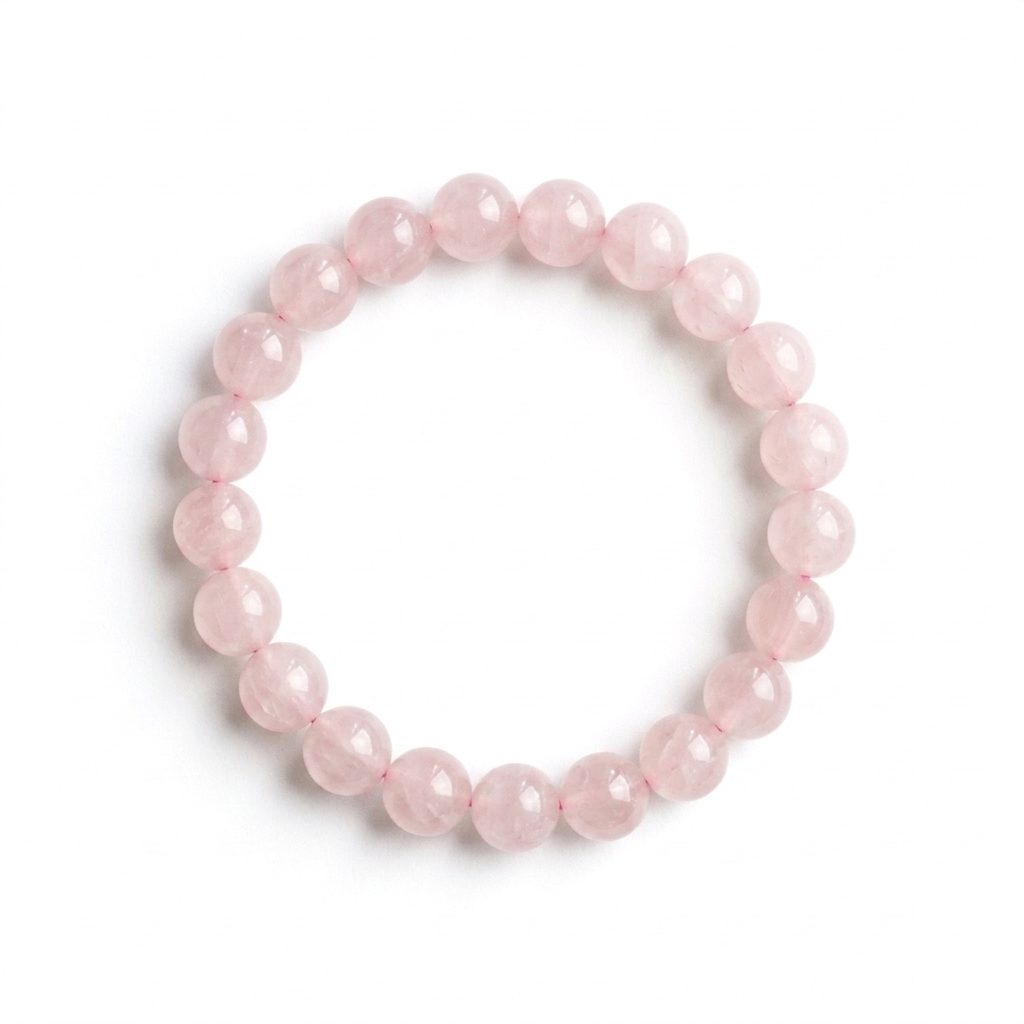 Bracelet en Quartz Rose, photo 5