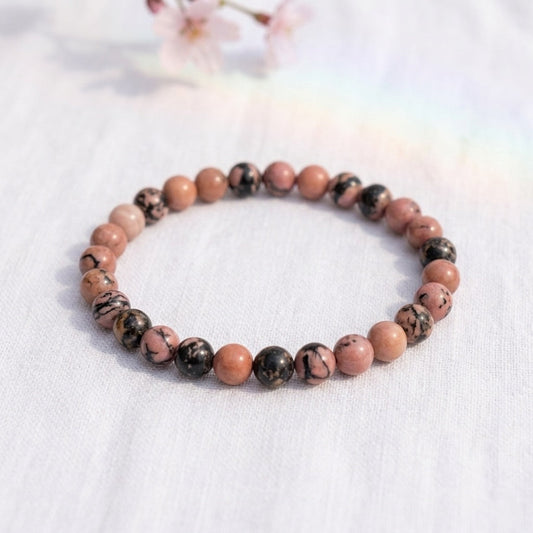 Bracelet en Rhodonite, photo 2