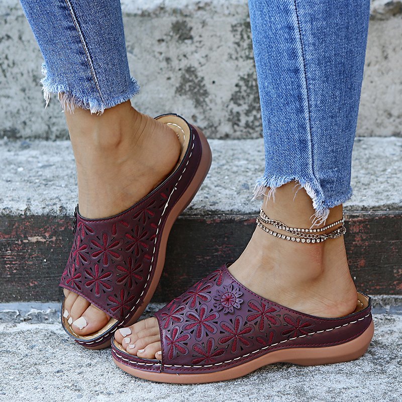 Sandales Compensées Confort Femme — Coloris 2 | VoltÉlan
