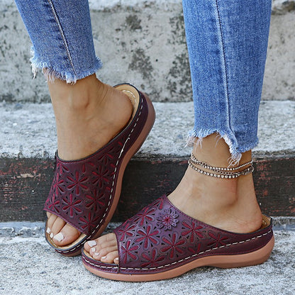 Sandales Compensées Confort Femme — Coloris 2 | VoltÉlan