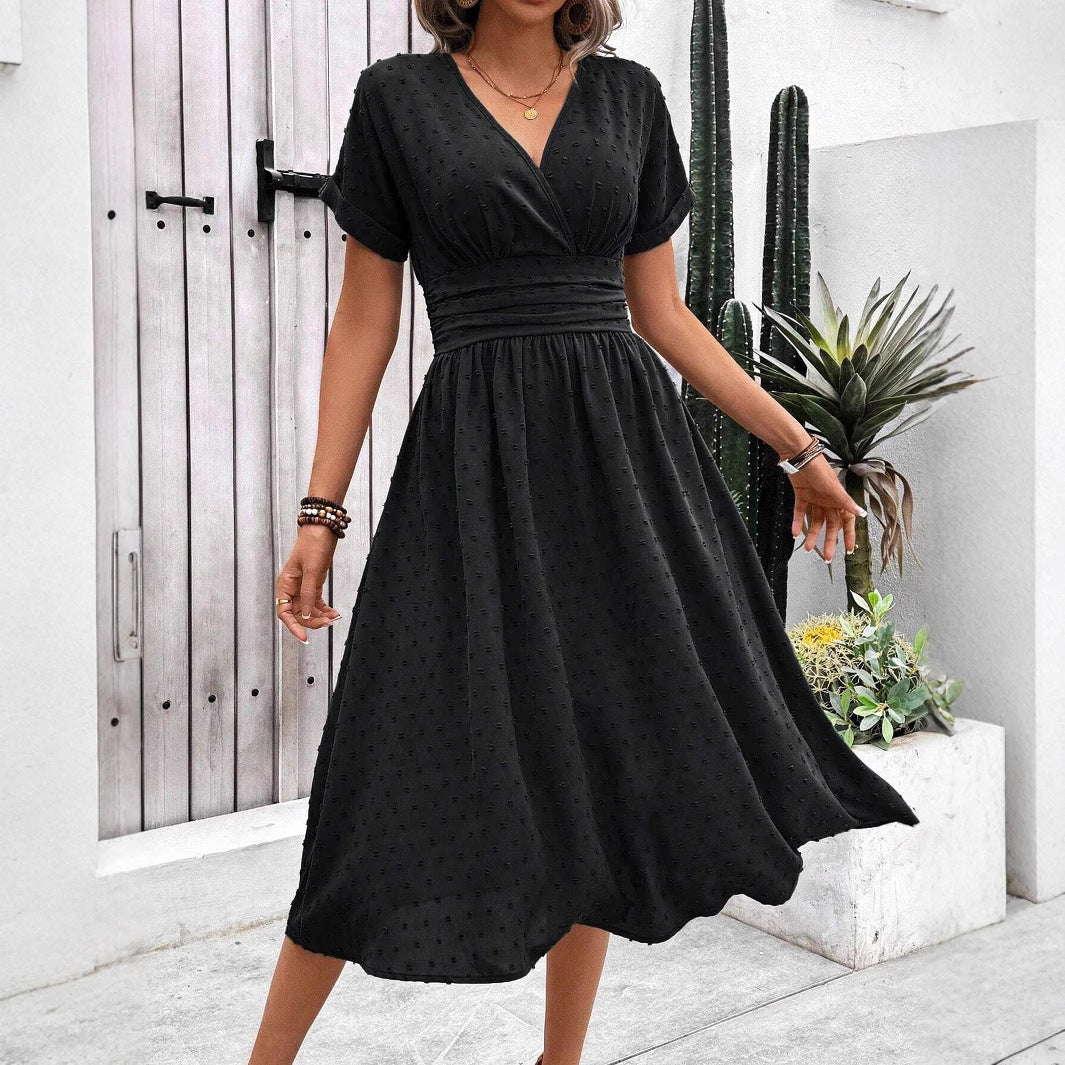 Robe Femme Ample Casual Fraîche pour l'Été, détail matière et finition