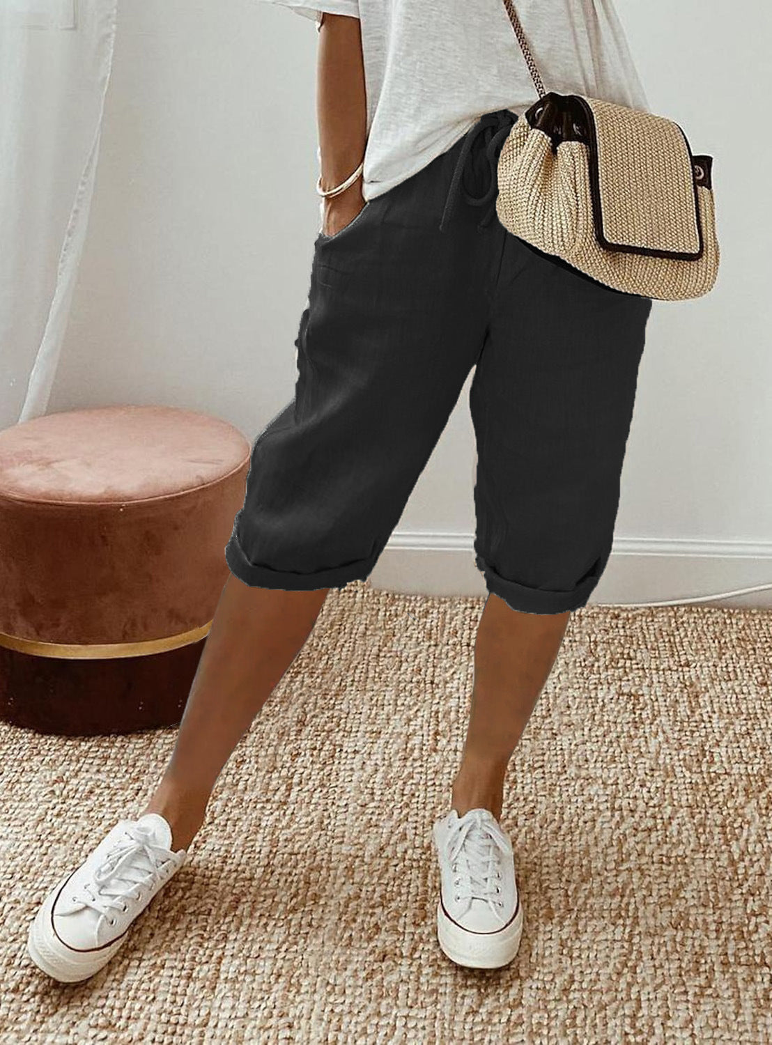 Le Confort et le Style Réunis : Votre Nouveau Pantalon Essentiel en Coton et Lin - VoltÉlan