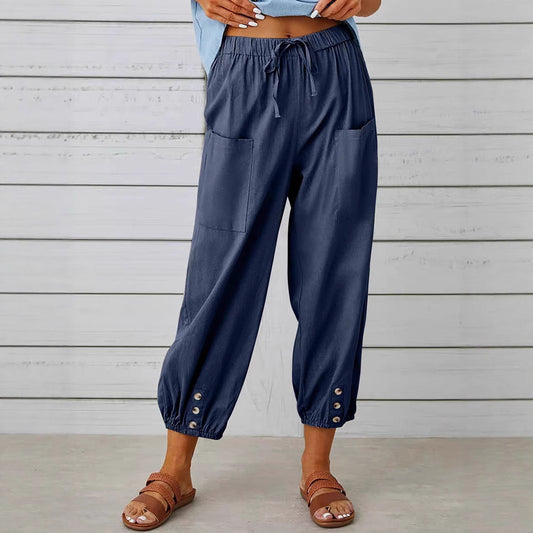 Pantalon Lin Mode — Vue principale | VoltElan