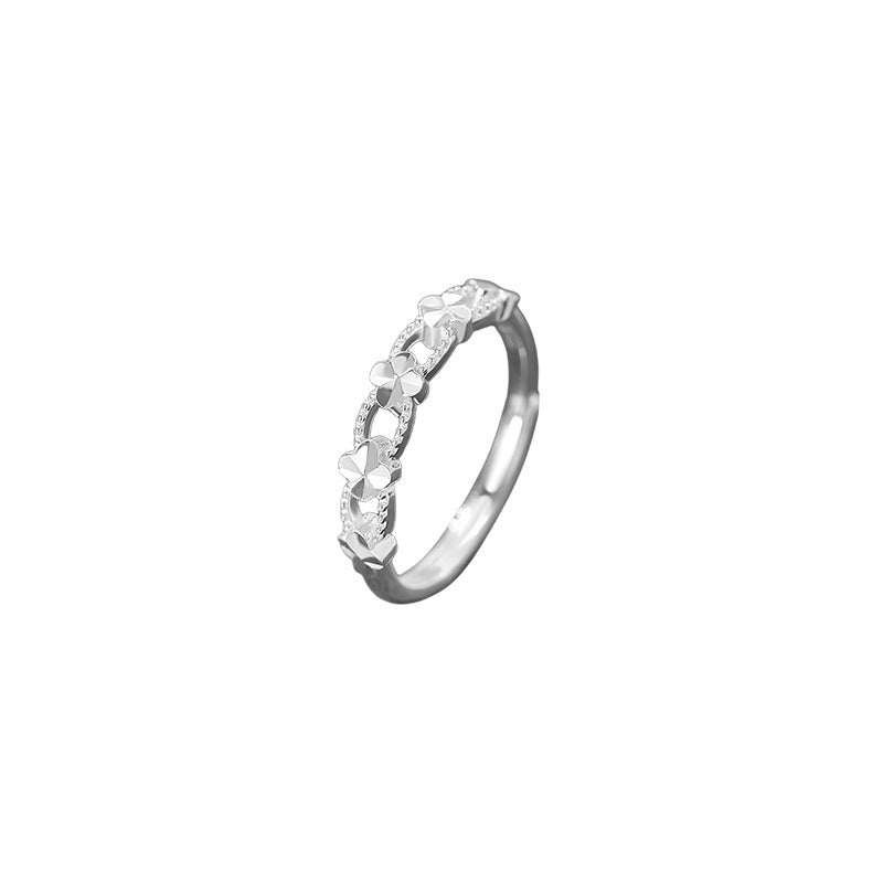 Bague Fleuri Ajoure Femme