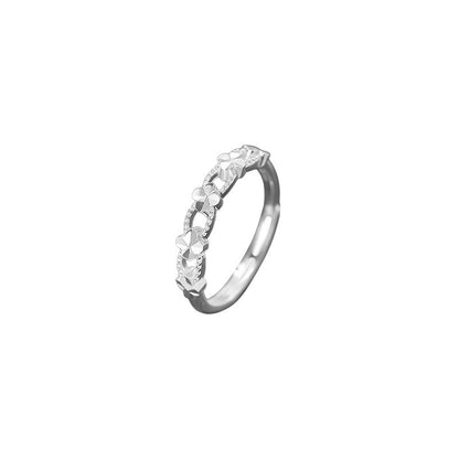 Bague Fleuri Ajoure Femme