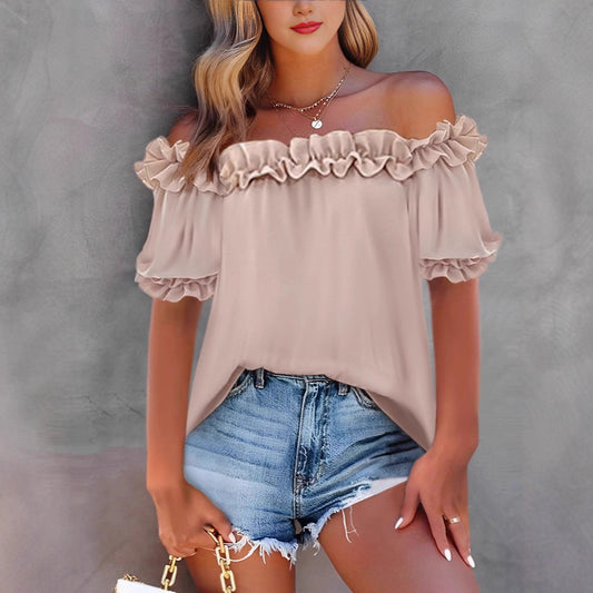 Top Decontracte Volante Chic — Vue principale | VoltElan