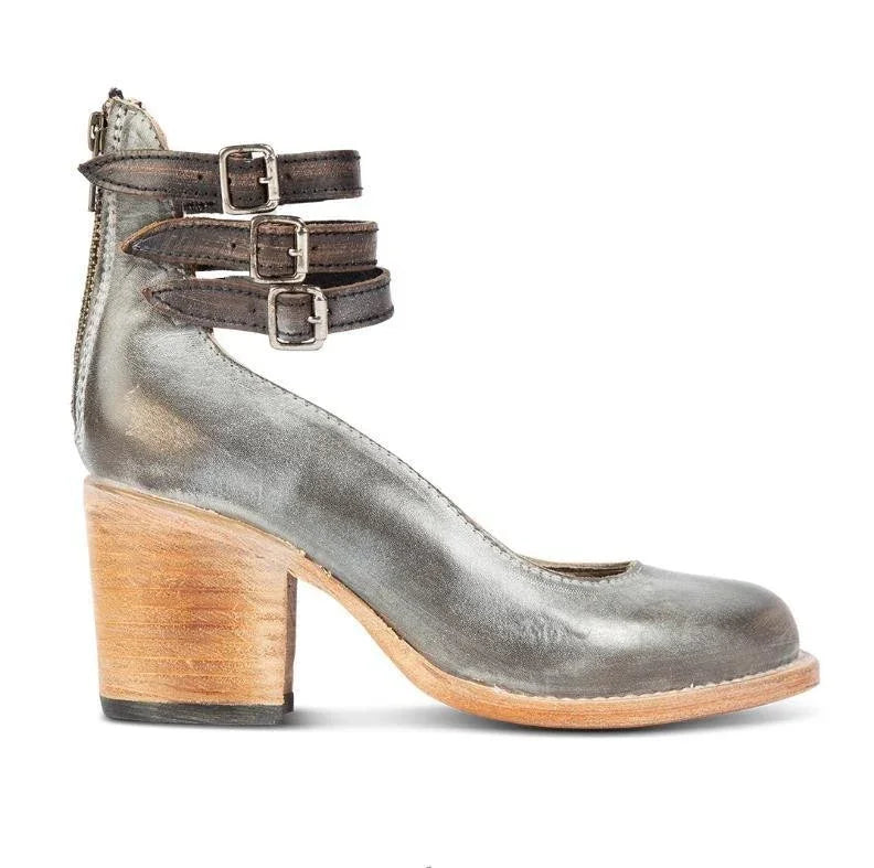 Escarpins à talons hauts pour femmes avec imprimé serpent à trois bandes - VoltÉlan