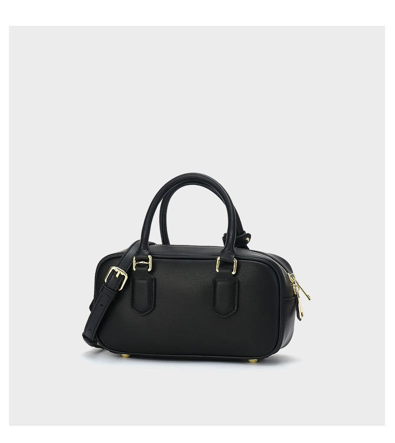 Mini sac Boston femme en simili-cuir