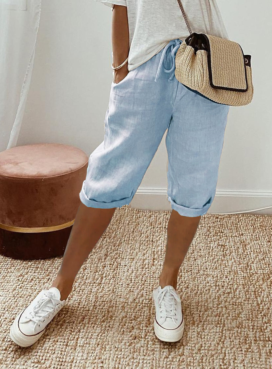 Le Confort et le Style Réunis : Votre Nouveau Pantalon Essentiel en Coton et Lin - VoltÉlan