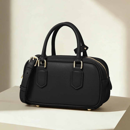 Mini sac Boston femme en simili-cuir