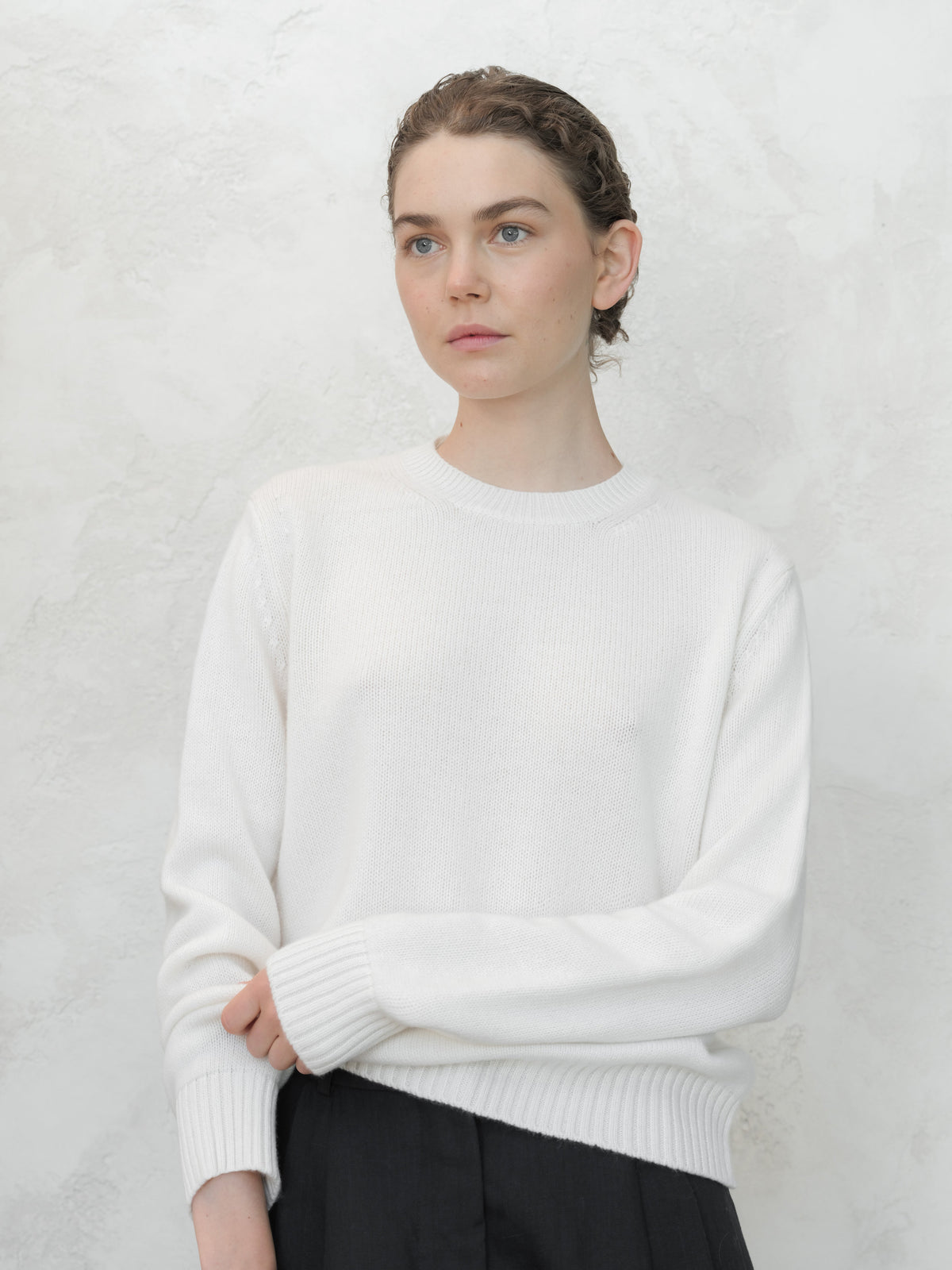 Pull col rond en pur cachemire, photo 12