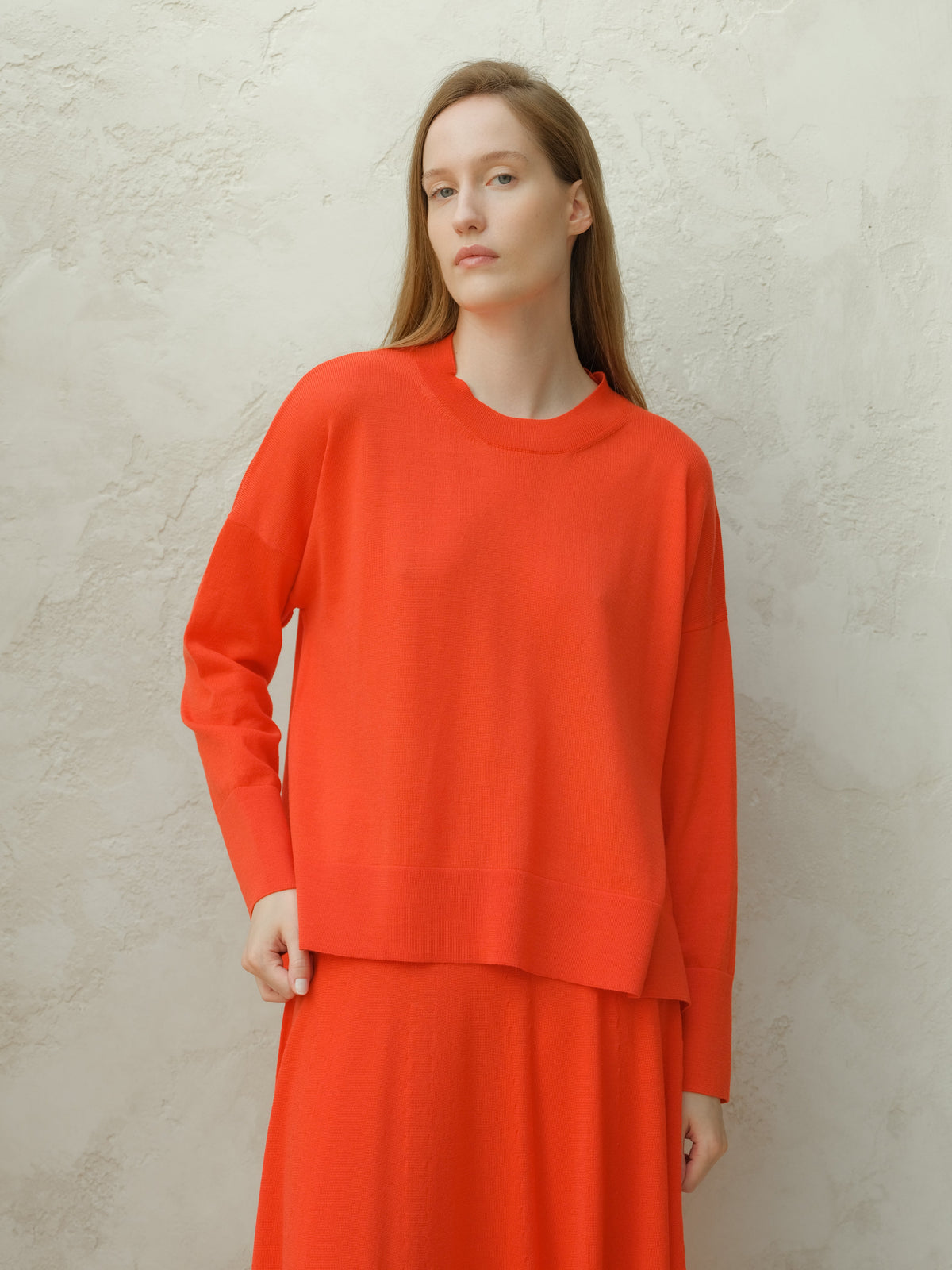 Pull oversize en laine mérinos extra fine, photo 4