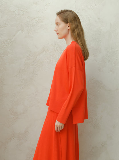 Pull oversize en laine mérinos extra fine, photo 6