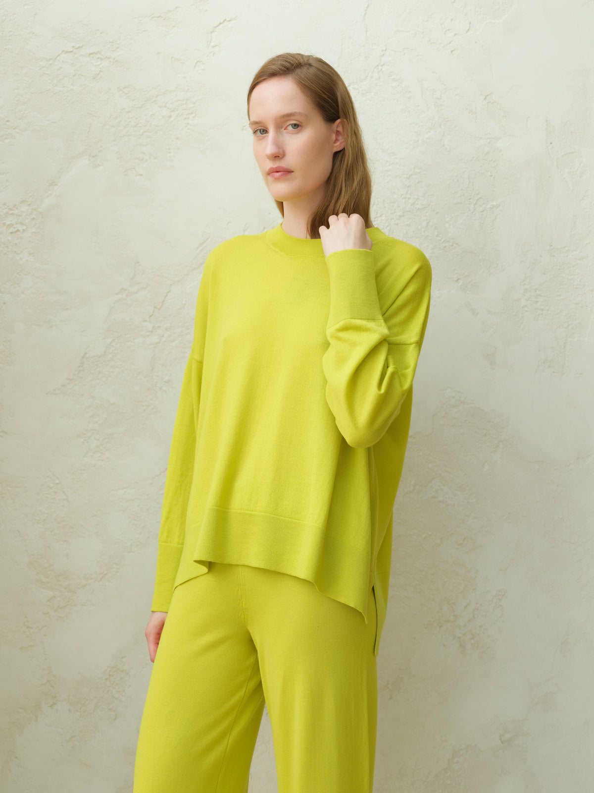 Pull oversize en laine mérinos extra fine, photo 1