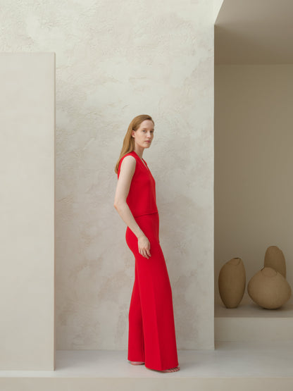 Wide-leg trousers, cashmere blend, photo 2