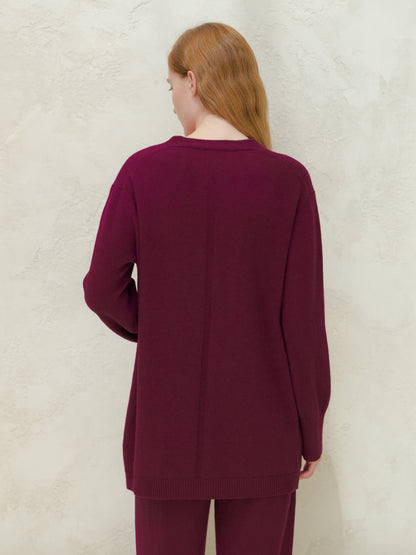 Cardigan maxi, mélange cachemire, photo 3