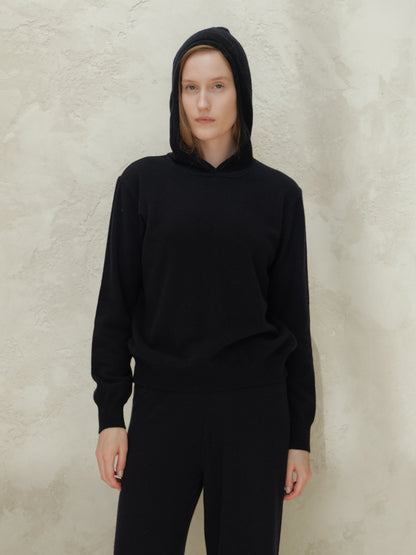 Sweat à capuche en maille, mélange cachemire, photo 13