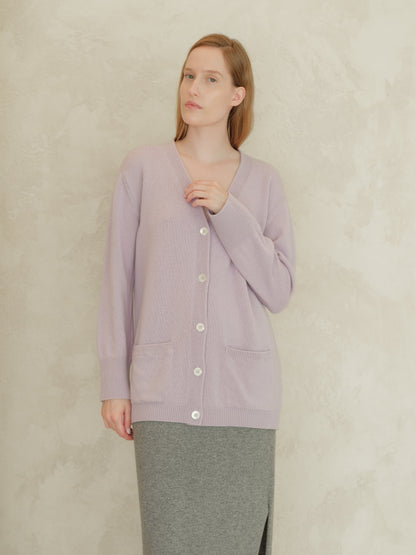 Cardigan maxi, mélange cachemire, photo 16