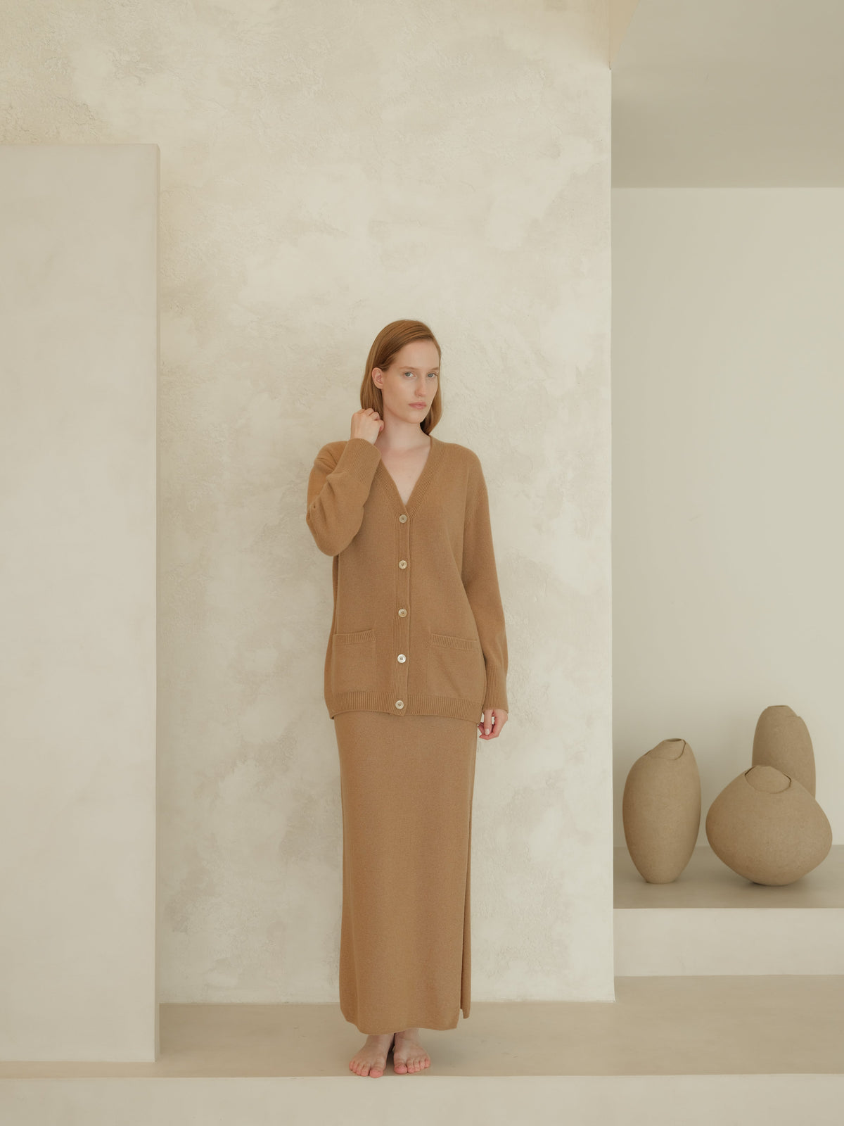 Cardigan maxi, mélange cachemire, photo 6
