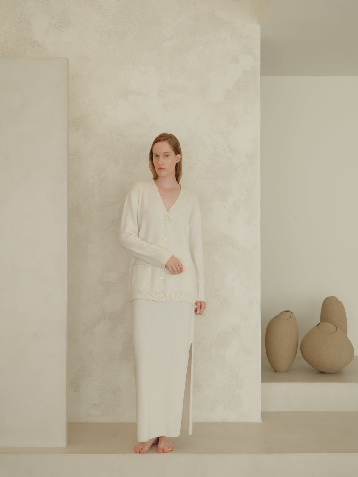 Cardigan maxi, mélange cachemire, photo 2