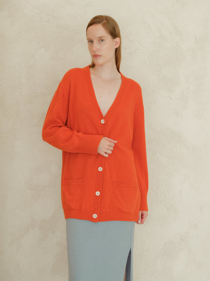 Cardigan maxi, mélange cachemire, photo 15