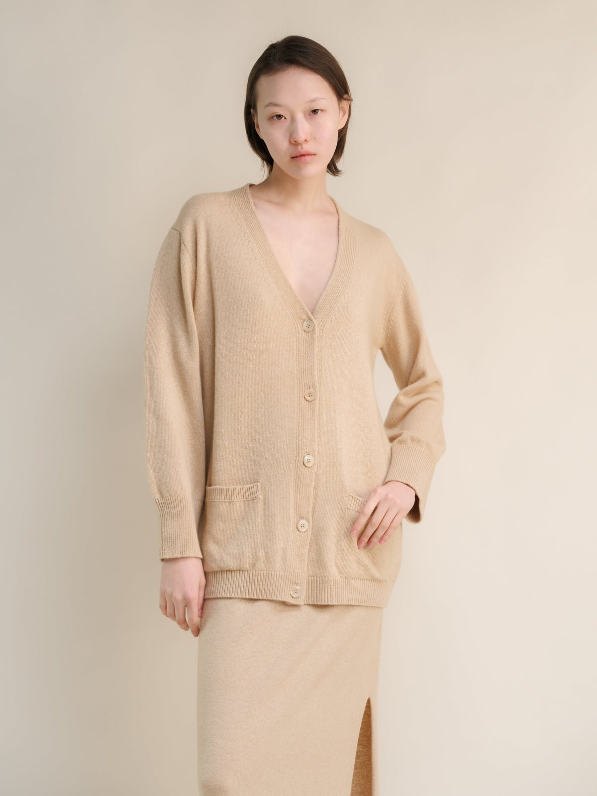 Cardigan maxi, mélange cachemire, photo 10