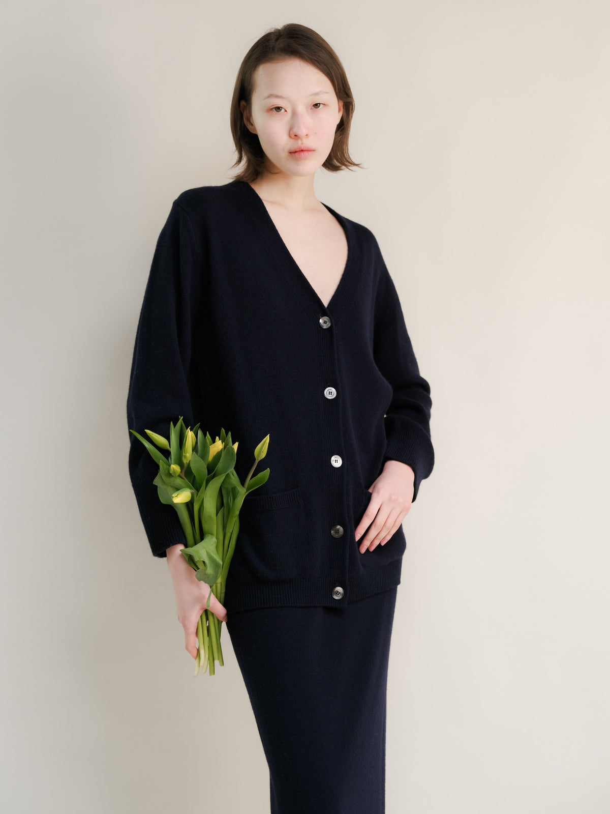 Cardigan maxi, mélange cachemire, photo 8