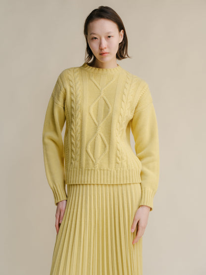 Pull torsadé, mélange cachemire, photo 19