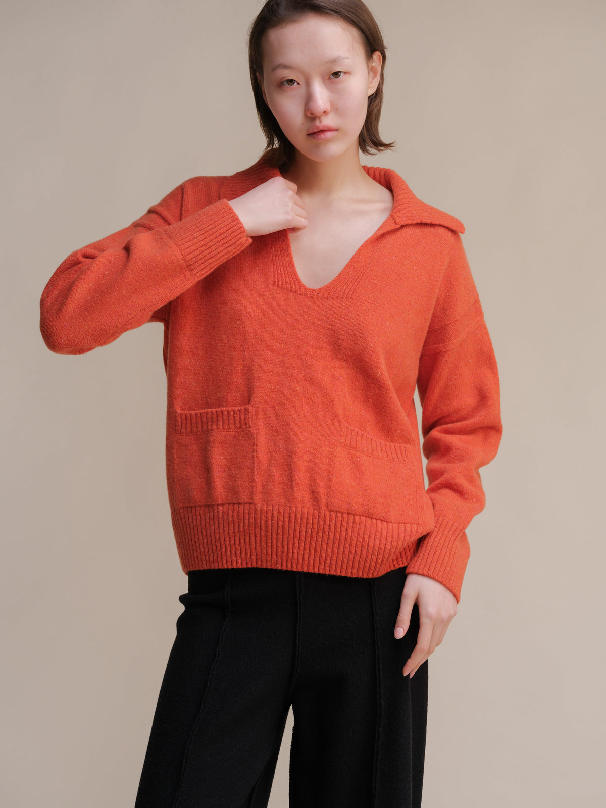Polo de punto tweed, foto 2