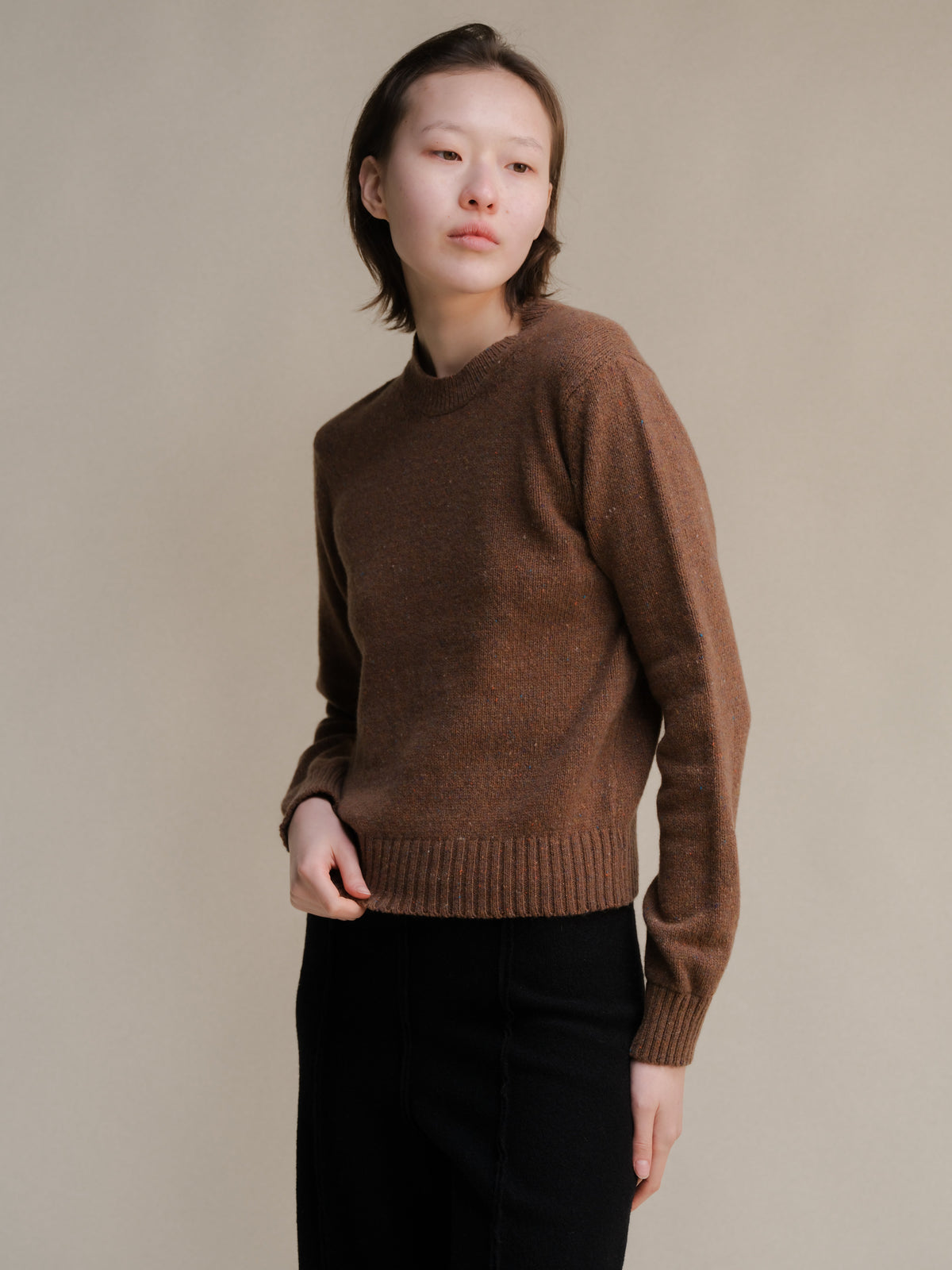 Pull court en tweed, photo 5