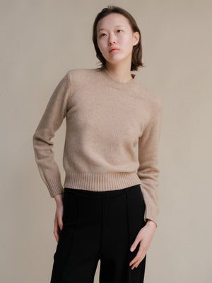 Pull court en tweed, photo 1
