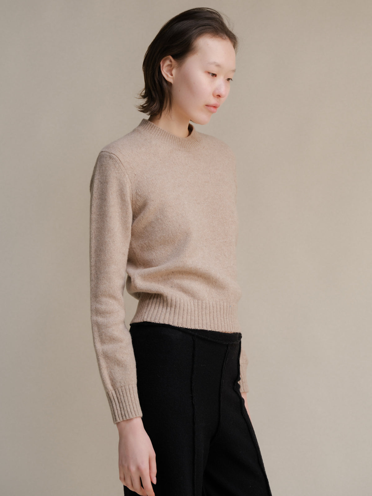 Pull court en tweed, photo 3