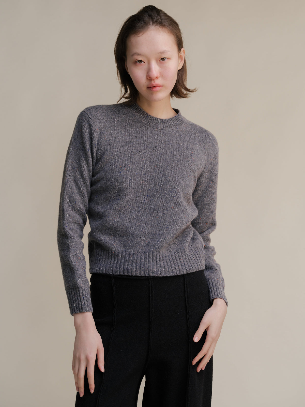 Pull court en tweed, photo 4