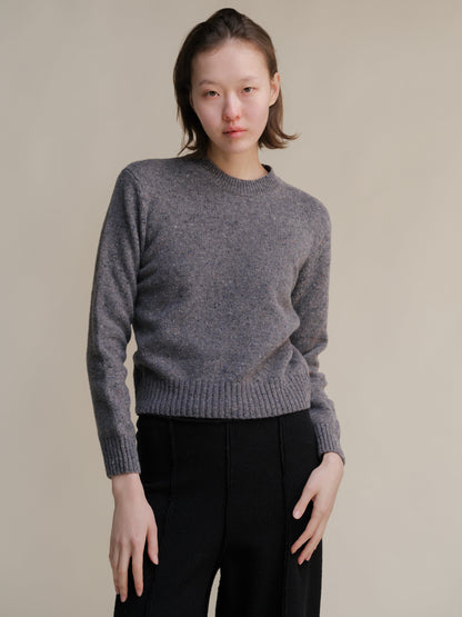 Pull court en tweed, photo 4