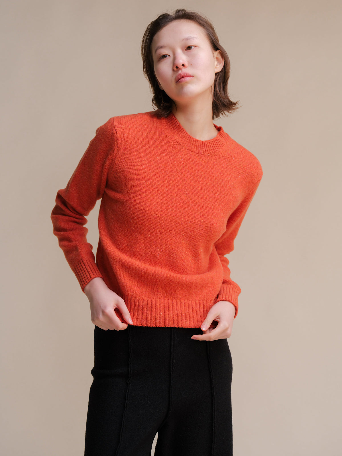 Pull court en tweed, photo 7