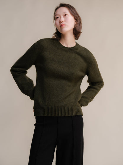 Pull col rond en pur cachemire, photo 11