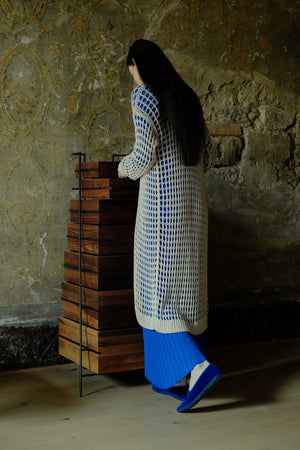 Long cotton crochet cardigan, photo 1