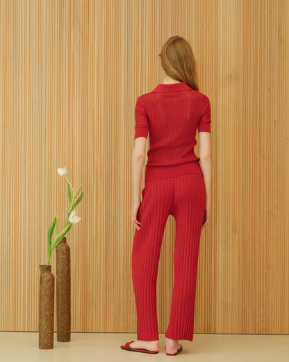 Pantalon plissé en coton, photo 8