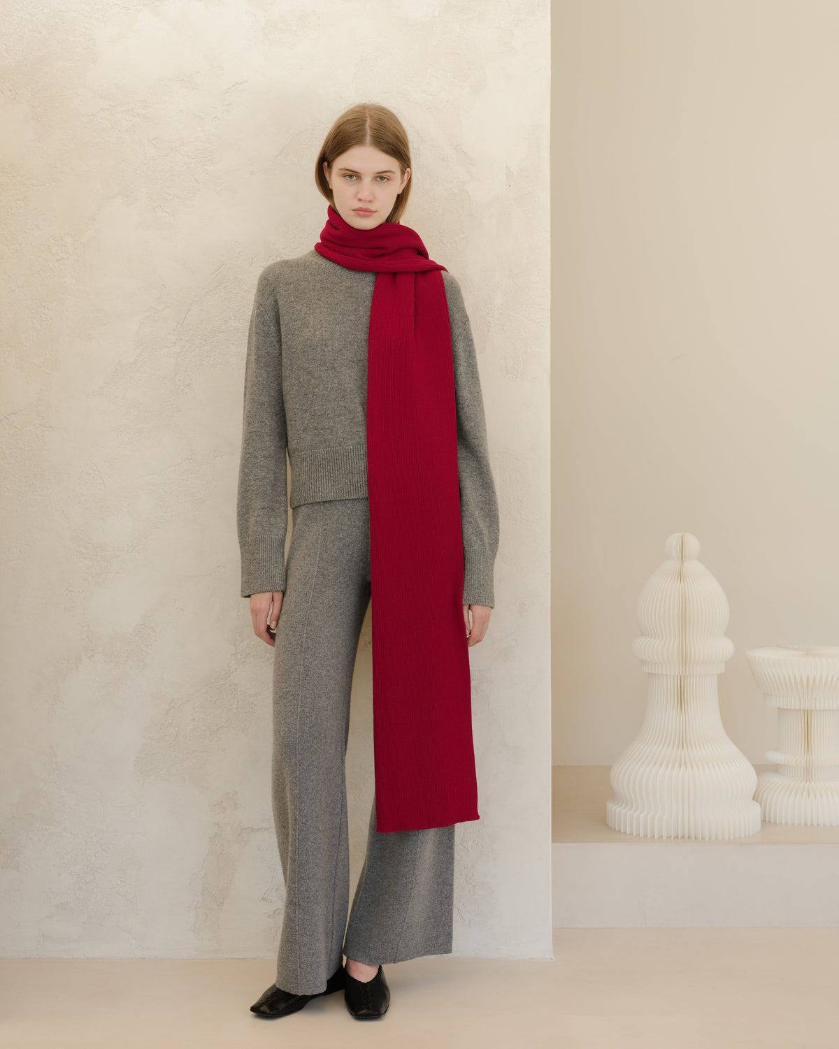 Wide-leg trousers, cashmere blend, photo 13