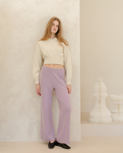 Wide-leg trousers, cashmere blend, photo 17