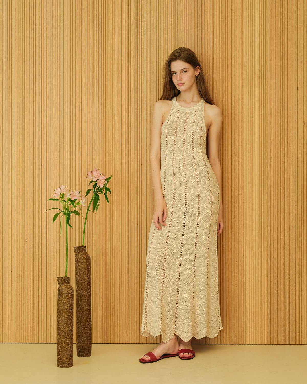 Robe crochet zigzag en coton, photo 6