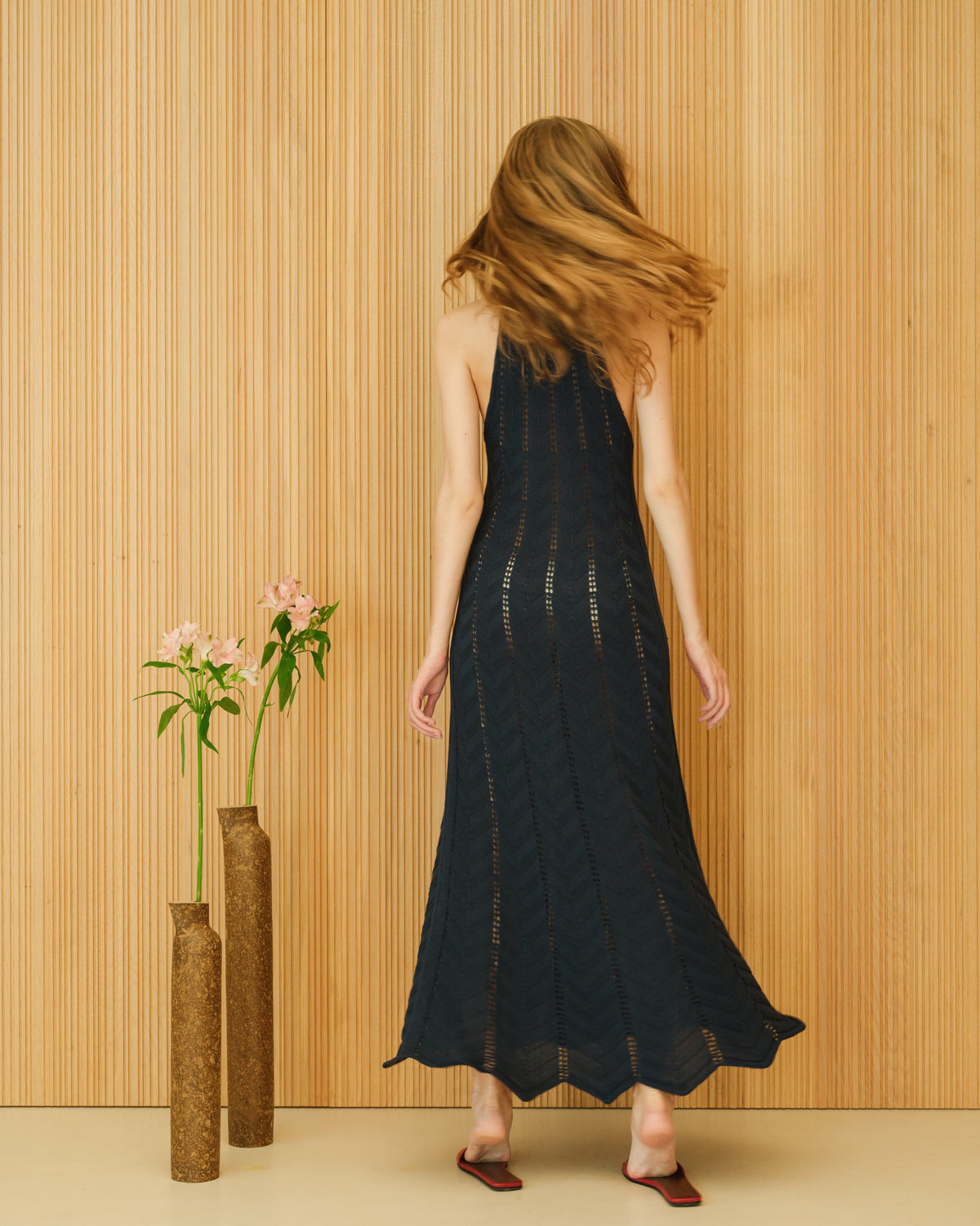 Robe crochet zigzag en coton, photo 3