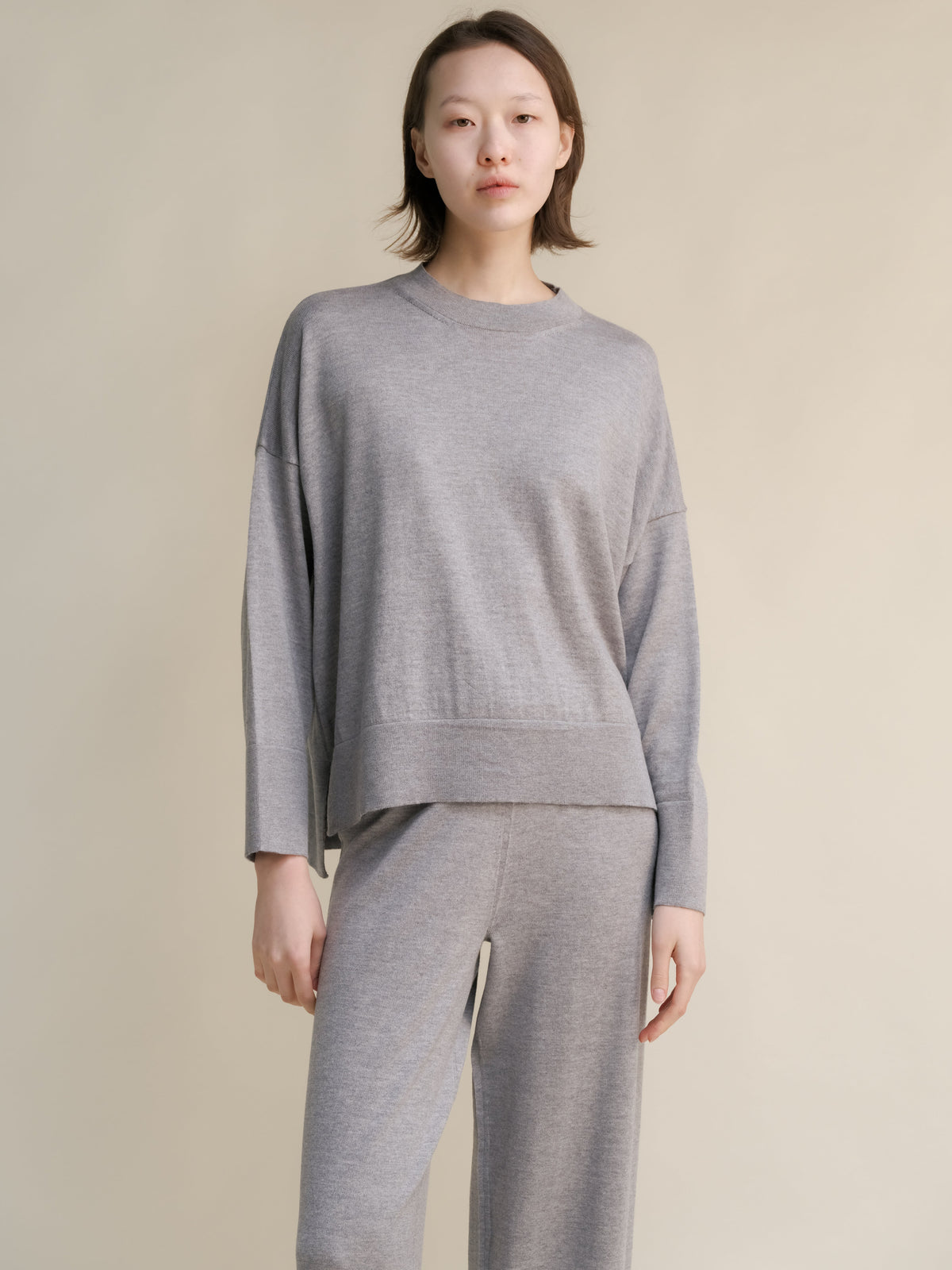 Pull oversize en laine mérinos extra fine, photo 7