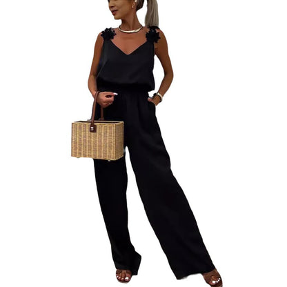 Combinaison d'Été Femme Élégante à Motifs - Jumpsuit Tendance 2025