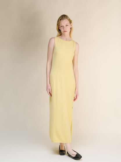 Vestido de cuello barco, mezcla de cachemira, foto 4