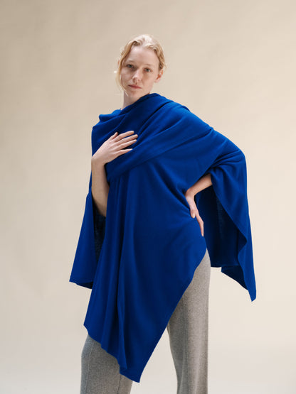 Long cape, cashmere blend, photo 9
