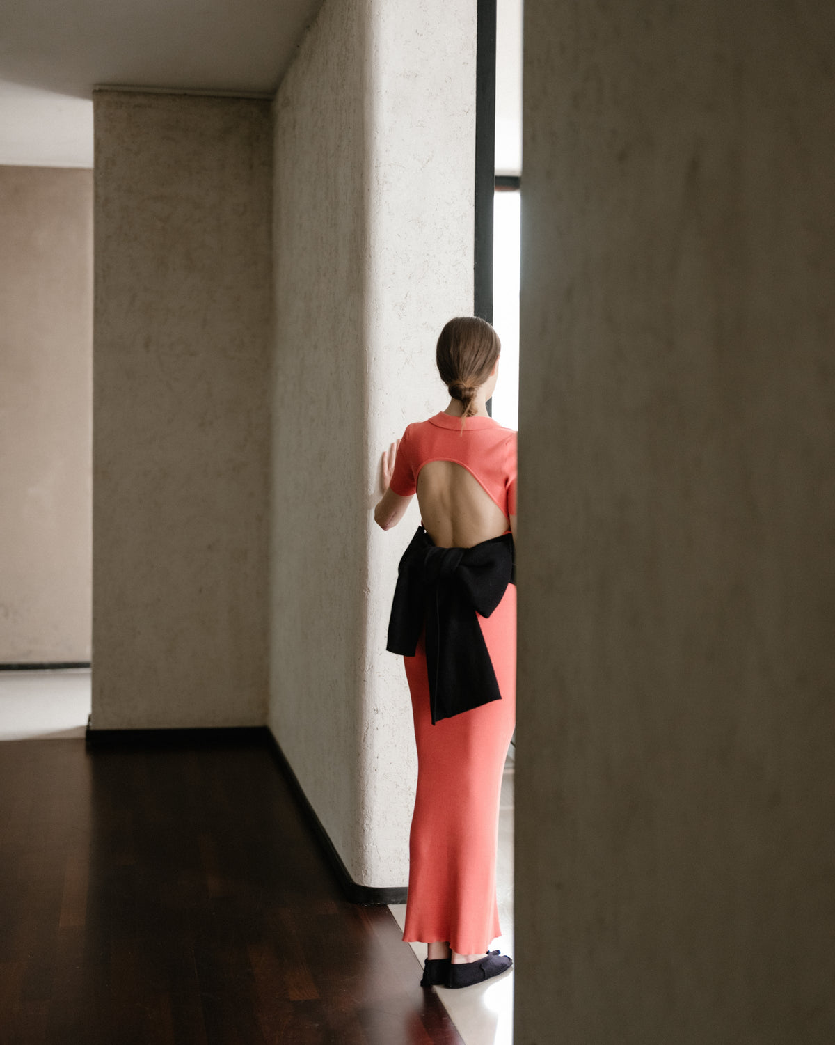 Vestido polo de algodón con espalda abierta, foto 6